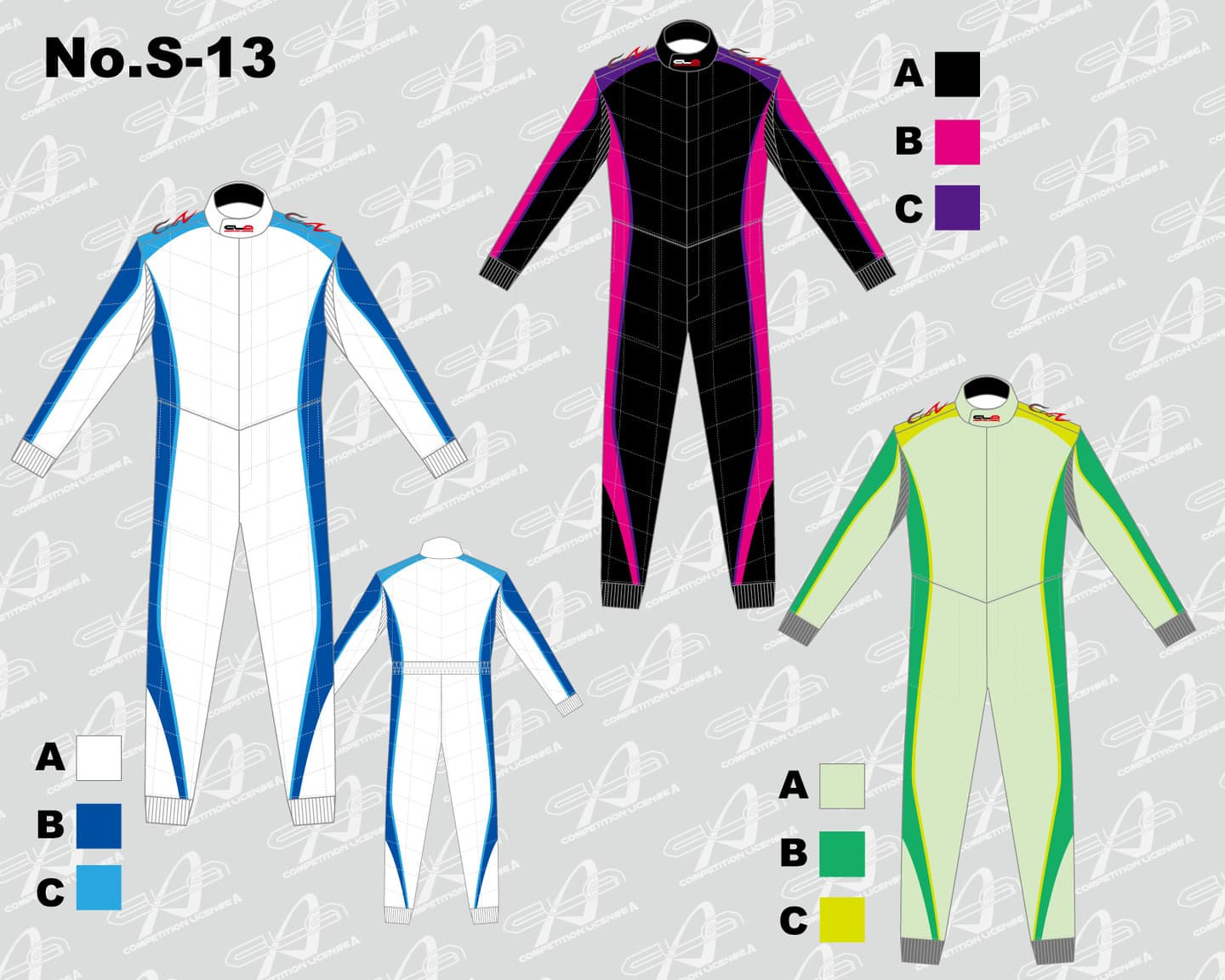 CLAレーシングスーツ No.8