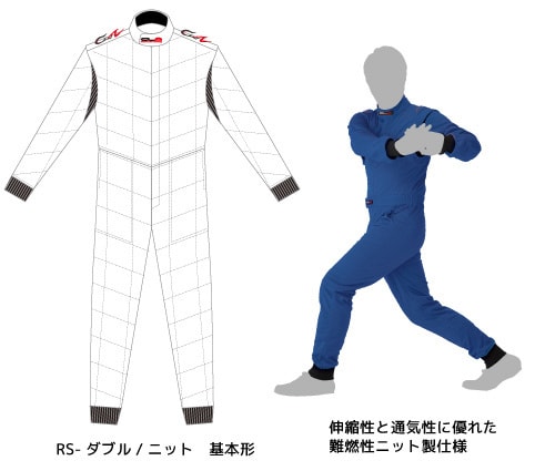 FIA非公認モデルの耐火CLAレーシングスーツ